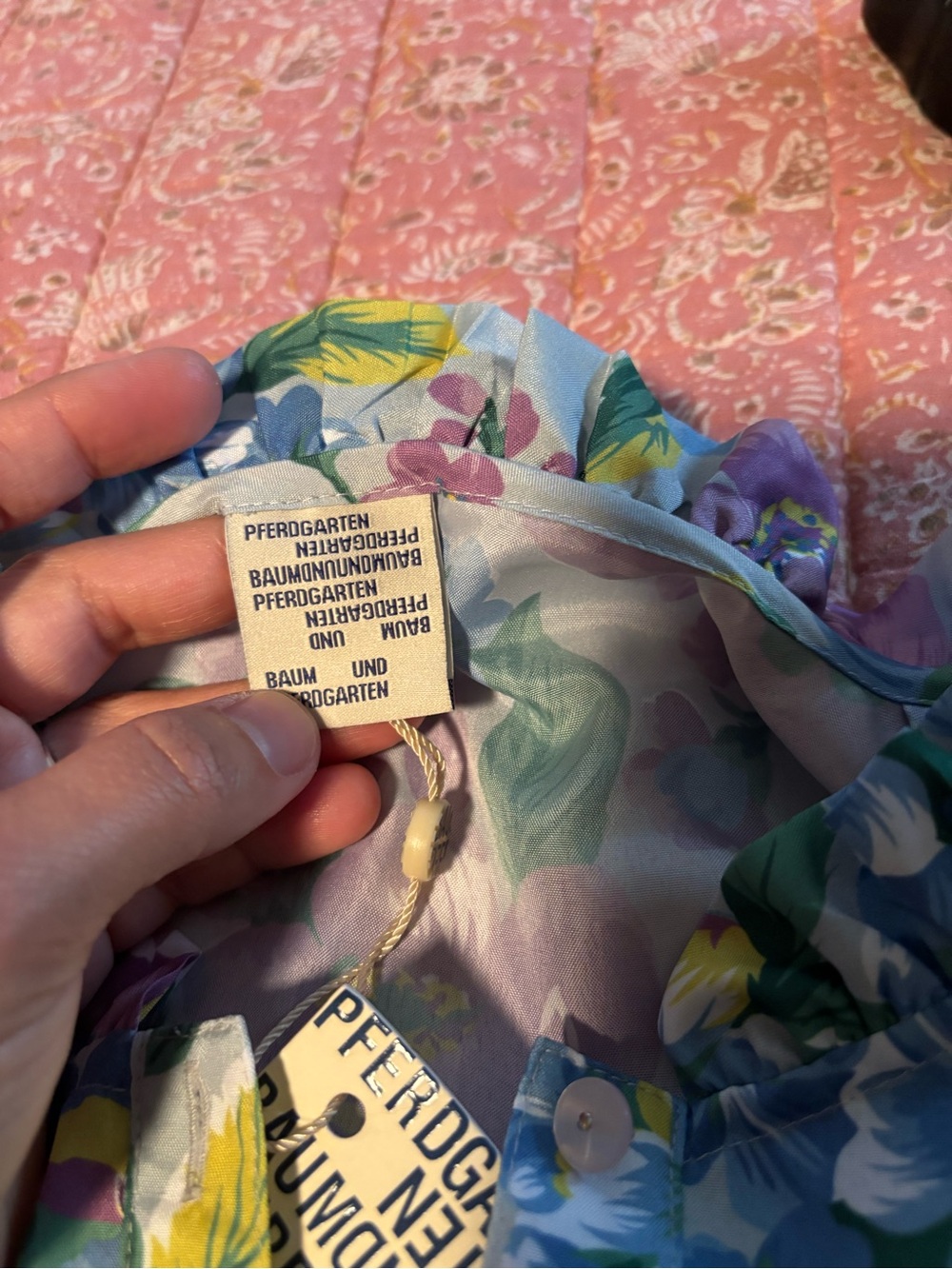 Anthropologie brand Baum und Pferdgarten Agacia Floral dress size US 10 BNWT - Picture 6 of 12